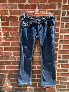 Women’s Dark Blue Denim Jeans - Classic Straight Fit